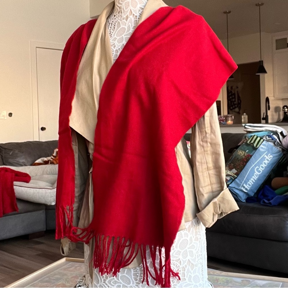 Red scarf